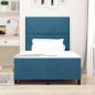 Rete Letto in Velluto Blu Scuro 120x190 cm Rete Letto in Velluto Blu Scuro 120x190 cm