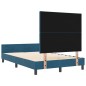 Rete Letto in Velluto Blu Scuro 120x190 cm Rete Letto in Velluto Blu Scuro 120x190 cm