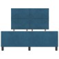 Rete letto vidaXL Blu scuro 140x190 cm Velluto