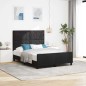 Struttura letto vidaXL Nera 140x200 cm in Velluto