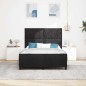 Struttura letto vidaXL Nera 140x200 cm in Velluto