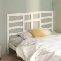 Testiera per Letto Bianca 156x4x104 cm Legno Massello di Pino Testiera per Letto Bianca 156x4x104 cm Legno Massello di Pino
