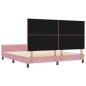 vidaXL Letto Rosa 180x200 cm Velluto vidaXL Letto Rosa 180x200 cm Velluto