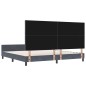 Struttura letto in velluto grigio scuro 200x200 cm vidaXL