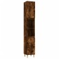 Set Mobili da Bagno 3 pz Rovere Fumo in Legno Multistrato Set Mobili da Bagno 3 pz Rovere Fumo in Legno Multistrato