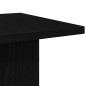 vidaXL Supporti per Altoparlanti - 2 pezzi, Rovere Nero, 30 x 30 x 60 cm, in Legno Ingegnerizzato.
