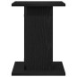 Supporto per piante vidaXL 2 pezzi Rovere Nero 30x30x40 cm Legno ingegnerizzato