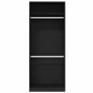 vidaXL Armadio in rovere nero - 80 x 50 x 200 cm, fatto in legno ingegnerizzato vidaXL Armadio in rovere nero - 80 x 50 x 200 cm, fatto in legno ingegnerizzato