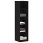 Armadio vidaXL Nero Rovere 50x50x200 cm in legno ingegnerizzato