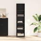 Armadio vidaXL Nero Rovere 50x50x200 cm in legno ingegnerizzato