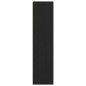 vidaXL Armadio in Rovere Nero 30 x 50 x 200 cm – fatto in legno ingegnerizzato.