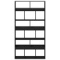 vidaXL Divisore per stanze 2 pezzi Rovere nero 100x33x187,5 cm Legno ingegnerizzato