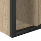 vidaXL Set Armadietti Bagno 2 Pezzi Rovere Legno Ingegnerizzato