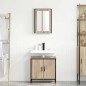 vidaXL Set di mobili per bagno 2 pezzi in quercia ingegnerizzata vidaXL Set di mobili per bagno 2 pezzi in quercia ingegnerizzata