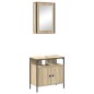 vidaXL Set di Armadietti per Bagno a 2 Pezzi Rovere Ingegnerizzato vidaXL Set di Armadietti per Bagno a 2 Pezzi Rovere Ingegnerizzato
