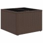 vidaXL Set Divano da Giardino in 6 Pezzi con Cuscini Marrone Polirattan vidaXL Set Divano da Giardino in 6 Pezzi con Cuscini Marrone Polirattan