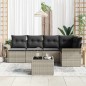 vidaXL Set Divano da Giardino 6 pcs Grigio 55 x 55 x 37 cm vidaXL Set Divano da Giardino 6 pcs Grigio 55 x 55 x 37 cm