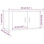 Set Mobili Porta TV 3 pz Bianco in Legno Multistrato Set Mobili Porta TV 3 pz Bianco in Legno Multistrato