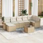 vidaXL Set Divano da Giardino 8 Pezzi con Cuscini Marrone in Rattan Resistente