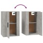 Set di Mobili Porta TV 2 pz Grigio Cemento in Legno Multistrato Set di Mobili Porta TV 2 pz Grigio Cemento in Legno Multistrato