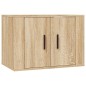 Set di Mobili Porta TV 4 pz Rovere Sonoma in Legno Multistrato Set di Mobili Porta TV 4 pz Rovere Sonoma in Legno Multistrato