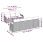 Set di divani da giardino vidaXL 8 pezzi con cuscini in grigio polyrattan Set di divani da giardino vidaXL 8 pezzi con cuscini in grigio polyrattan
