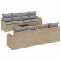 Set Divano Giardino vidaXL 9 Pezzi con Cuscini Beige Polyrattan Set Divano Giardino vidaXL 9 Pezzi con Cuscini Beige Polyrattan