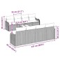 Set Divano Giardino vidaXL 9 Pezzi con Cuscini Beige Polyrattan Set Divano Giardino vidaXL 9 Pezzi con Cuscini Beige Polyrattan