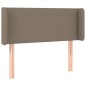 Testiera ad Orecchio Tortora 103x16x78/88 cm in Tessuto Testiera ad Orecchio Tortora 103x16x78/88 cm in Tessuto