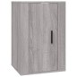 Set di Mobili Porta TV 4 pz Grigio Sonoma in Legno Multistrato Set di Mobili Porta TV 4 pz Grigio Sonoma in Legno Multistrato