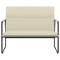 vidaXL Panca Crema 100x64x80 cm in Similpelle