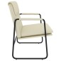 vidaXL Panca Crema 100x64x80 cm in Similpelle