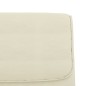 vidaXL Panca Crema 100x64x80 cm in Similpelle