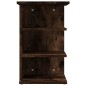 Mobiletto Laterale Rovere Fumo 35x35x55 cm in Legno Multistrato Mobiletto Laterale Rovere Fumo 35x35x55 cm in Legno Multistrato