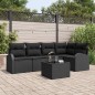 vidaXL Set Giardino 6 Pezzi con Cuscini in Rattan Sintetico Beige