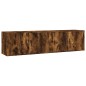 Mobili Porta TV a Parete 2 pz Rovere Fumo 80x34,5x40 cm Mobili Porta TV a Parete 2 pz Rovere Fumo 80x34,5x40 cm