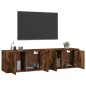 Mobili Porta TV a Parete 2 pz Rovere Fumo 80x34,5x40 cm Mobili Porta TV a Parete 2 pz Rovere Fumo 80x34,5x40 cm