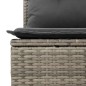vidaXL Set di divani da giardino 8 pezzi con cuscini grigi in polirattan vidaXL Set di divani da giardino 8 pezzi con cuscini grigi in polirattan