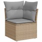 vidaXL Set di divani da giardino 8 pezzi con cuscini beige in rattan sintetico vidaXL Set di divani da giardino 8 pezzi con cuscini beige in rattan sintetico