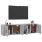 Mobili Porta TV a Parete 2 pz Grigio Sonoma 80x34,5x40 cm Mobili Porta TV a Parete 2 pz Grigio Sonoma 80x34,5x40 cm