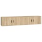 Mobili Porta TV a Parete 2 pz Rovere Sonoma 100x34,5x40 cm Mobili Porta TV a Parete 2 pz Rovere Sonoma 100x34,5x40 cm