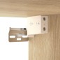 Mobili Porta TV a Parete 2 pz Rovere Sonoma 100x34,5x40 cm Mobili Porta TV a Parete 2 pz Rovere Sonoma 100x34,5x40 cm