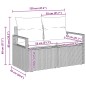 vidaXL Set da Giardino in 3 Pezzi con Cuscini Marroni in Rattan Sintetico. vidaXL Set da Giardino in 3 Pezzi con Cuscini Marroni in Rattan Sintetico.