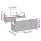 Set Divano da Giardino vidaXL 7 Pezzi con Cuscini Beige Polyrattan