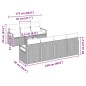 Set di Divani da Giardino Con Cuscini a 8 Pezzi Grigio Chiaro Polyrattan