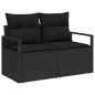vidaXL Set di divano da giardino con 7 pezzi e cuscini in rattan sintetico beige vidaXL Set di divano da giardino con 7 pezzi e cuscini in rattan sintetico beige