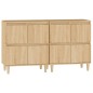 Credenze 2pz Rovere Sonoma 60x35x70 cm in Legno Multistrato Credenze 2pz Rovere Sonoma 60x35x70 cm in Legno Multistrato