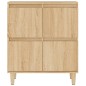 Credenze 2pz Rovere Sonoma 60x35x70 cm in Legno Multistrato Credenze 2pz Rovere Sonoma 60x35x70 cm in Legno Multistrato