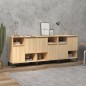 Credenze 3pz Rovere Sonoma 60x35x70 cm in Legno Multistrato Credenze 3pz Rovere Sonoma 60x35x70 cm in Legno Multistrato