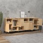 Credenze 3pz Rovere Sonoma 60x35x70 cm in Legno Multistrato Credenze 3pz Rovere Sonoma 60x35x70 cm in Legno Multistrato
